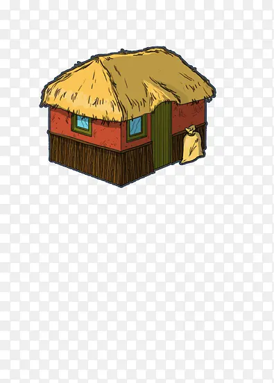 手绘房屋