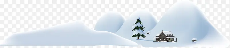 雪景房屋
