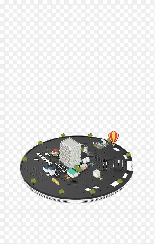 扁平化建筑图
