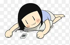 卡通女孩