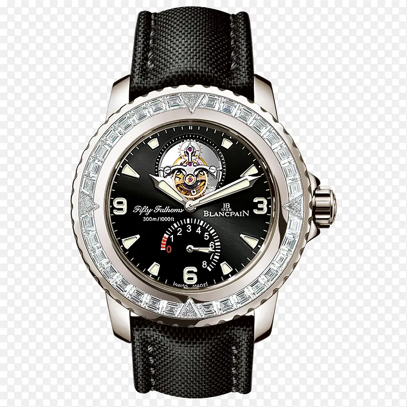 宝珀腕表银黑色手表男表机械表