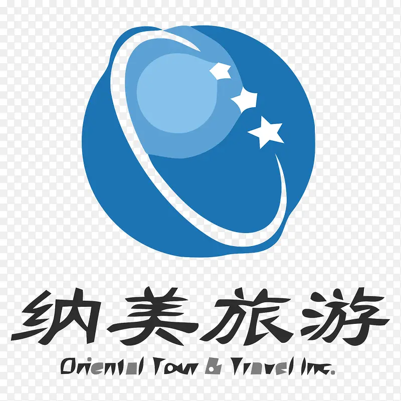 纳美旅游logo设计