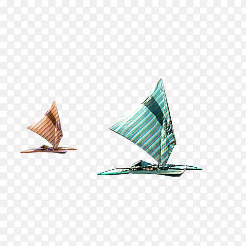 两个小帆船