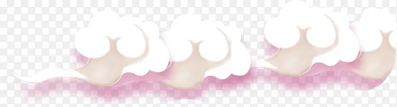 白色创意白云装饰
