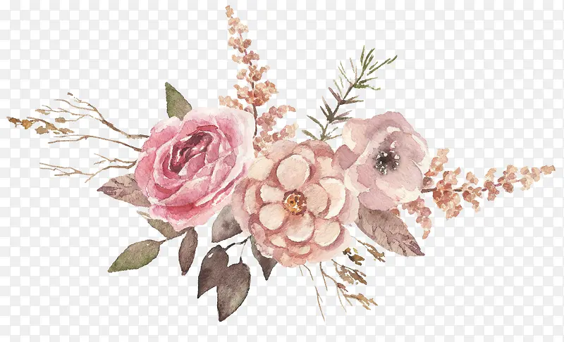 手绘鲜花
