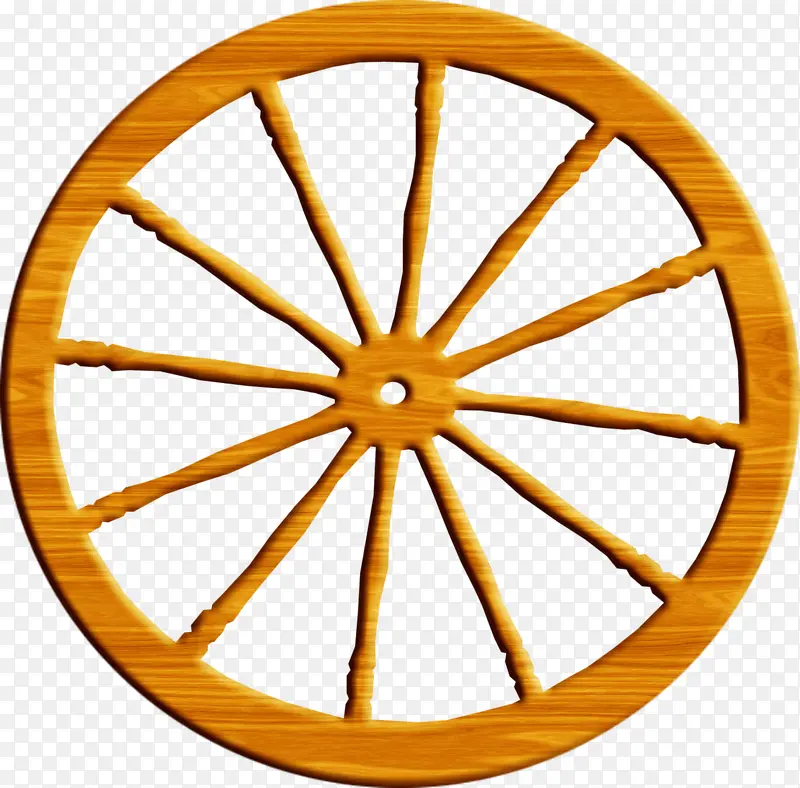 金黄色车轮