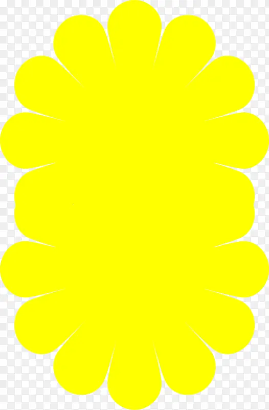 黄色梦幻花朵重叠