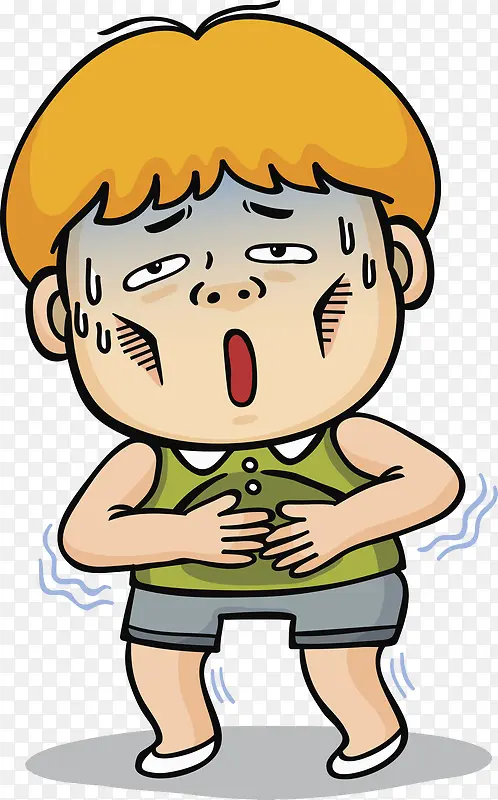 难受男孩