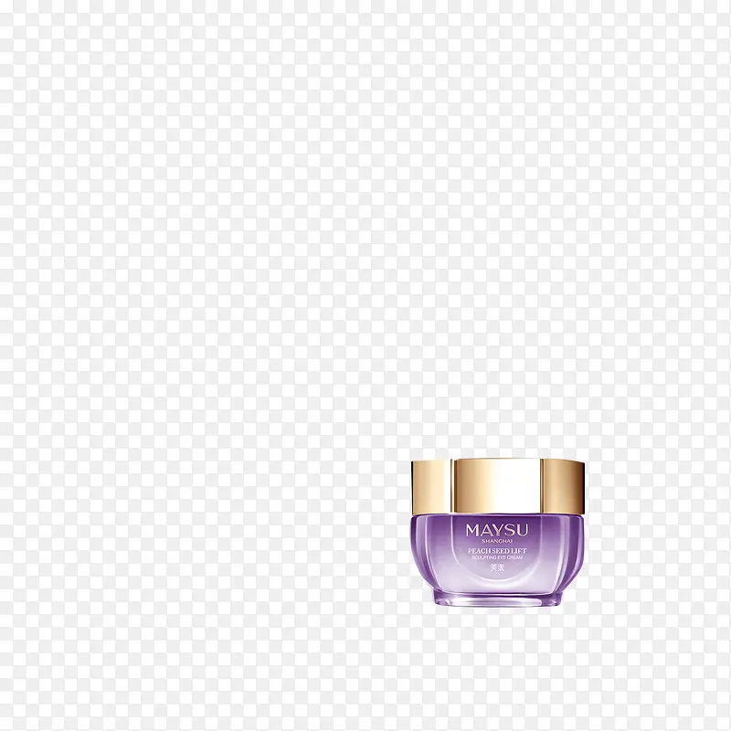 紫色玻璃瓶护肤品面霜电商