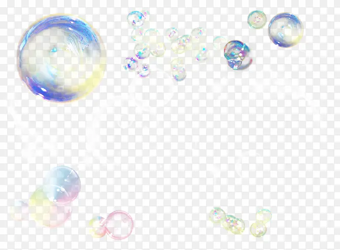 气泡肥皂泡漂浮