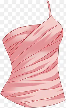 粉色漫画可爱裙子
