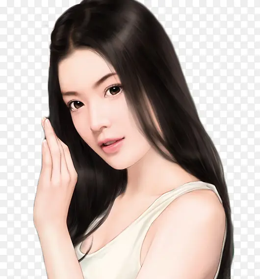 现代美女