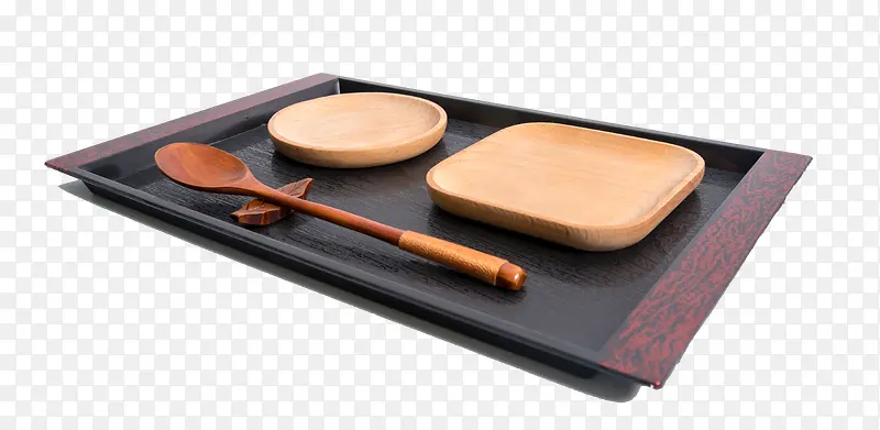 木质餐盘木盘木勺