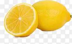 黄色新鲜柠檬水果营养