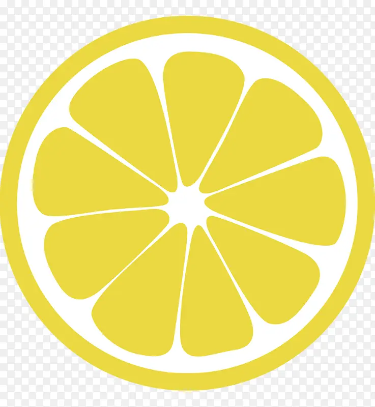 矢量柠檬片