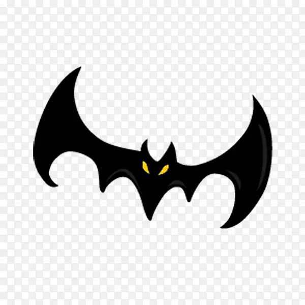 黑色蝙蝠免抠素材
