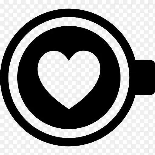 咖啡与心脏图标