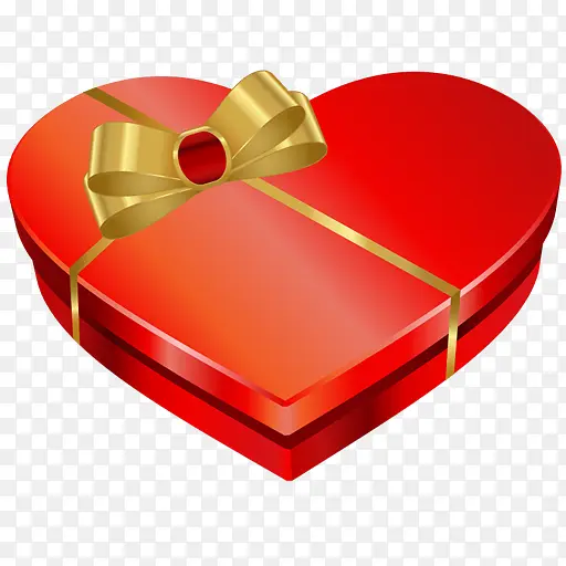 红色礼盒浪漫情人节