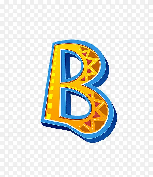 长颈鹿字母B