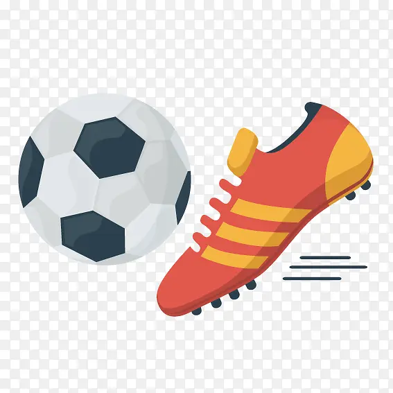足球和球鞋