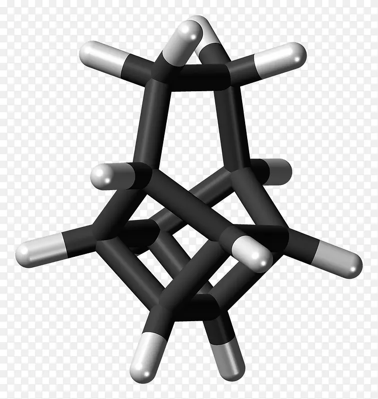 黑色的分子结构