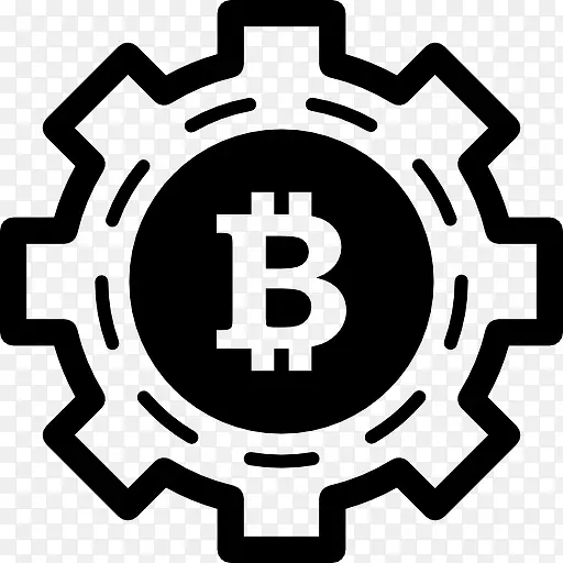 比特币的机械符号图标