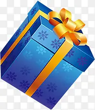 蓝色礼品礼物包装盒