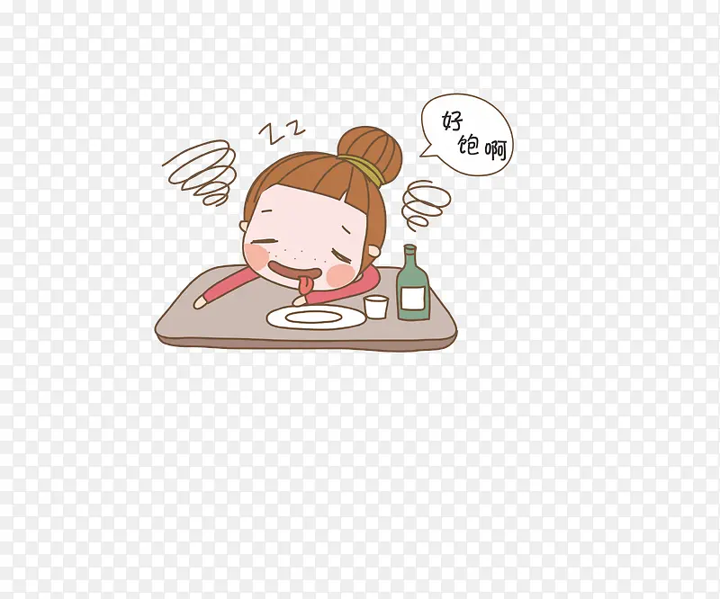 吃货卡通