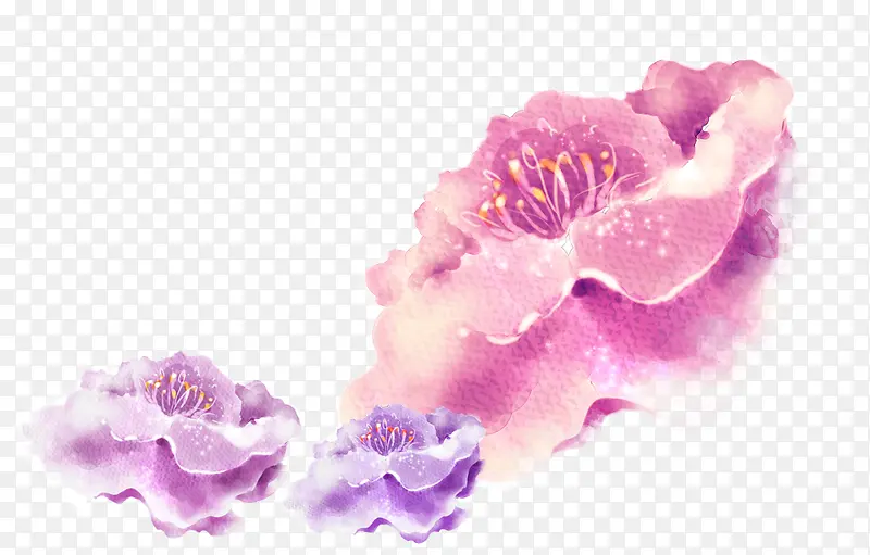 手绘花朵