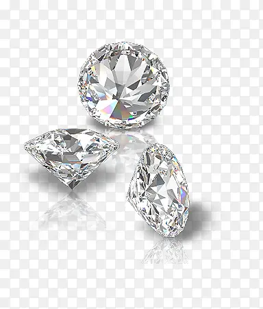 高清白色钻石装饰