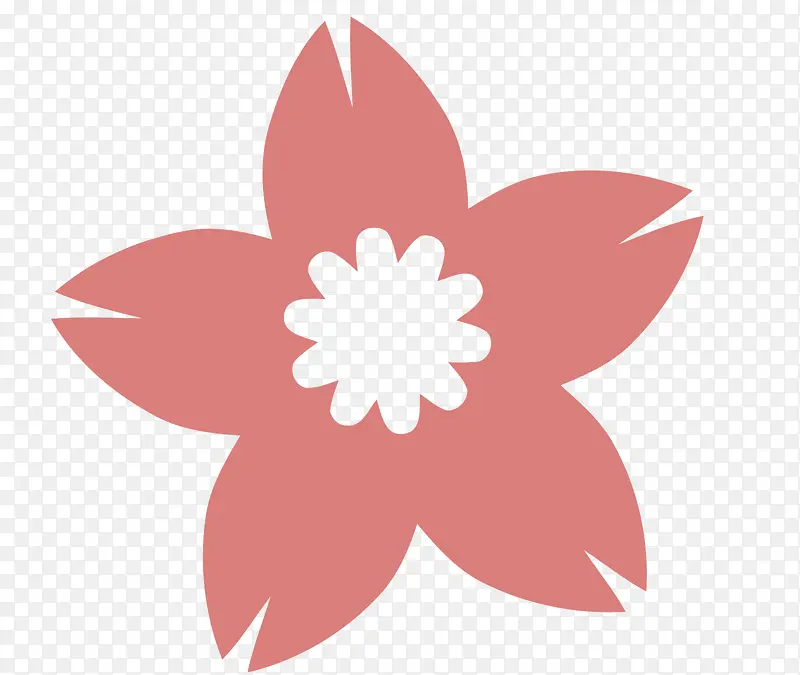 红色的花