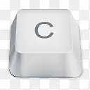 大写字母C按键图标