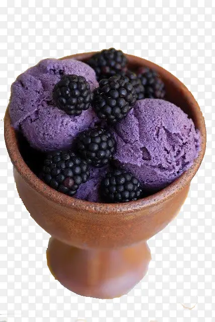 蓝莓紫薯冰激凌