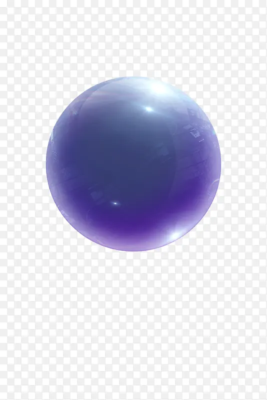 紫色球png素材