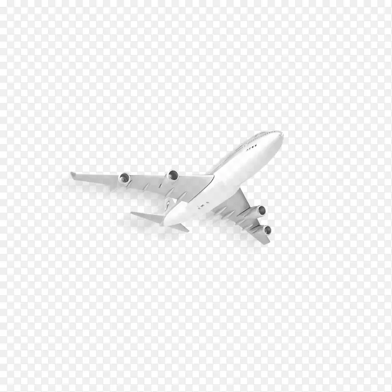 白色航空飞机素材
