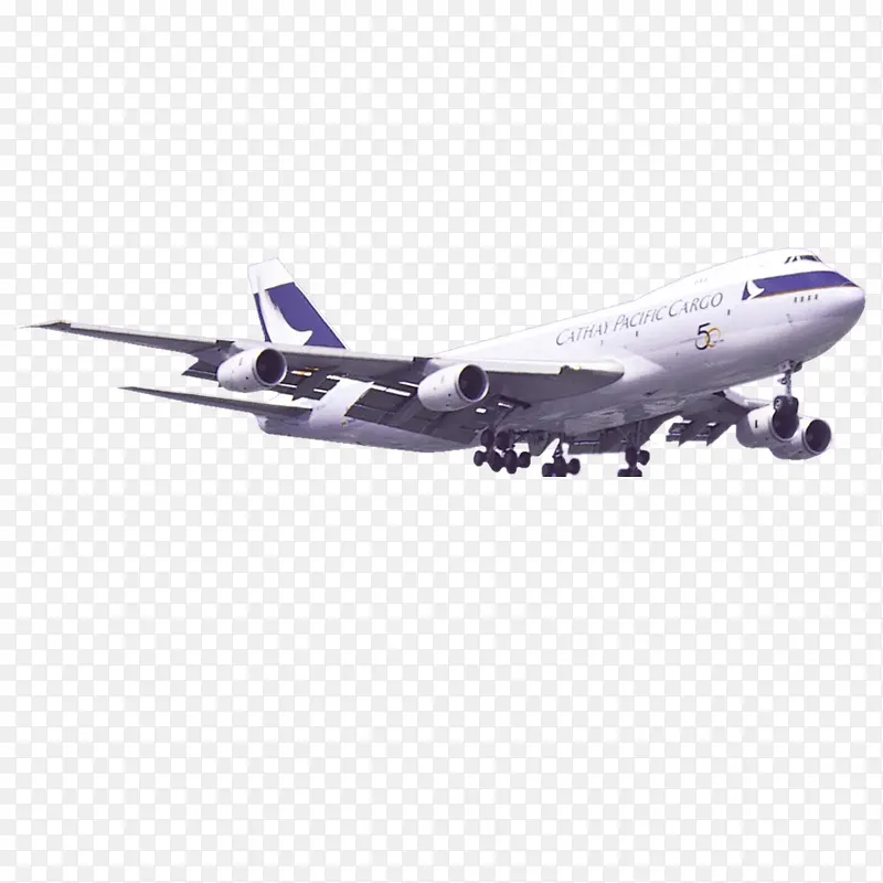 白色简约航空飞机装饰图案