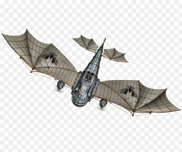 蝙蝠型特色飞机模型