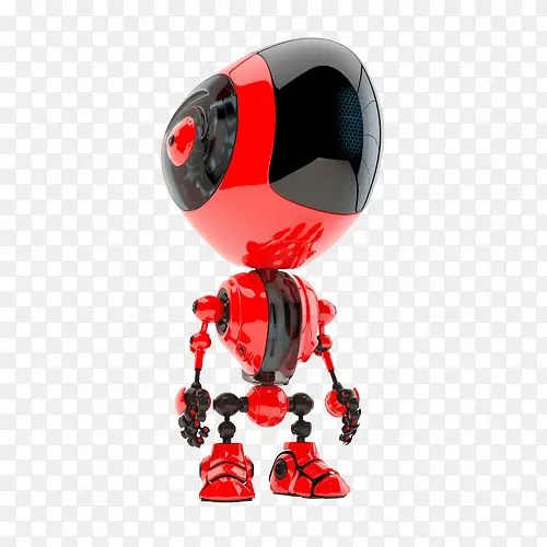 红黑色机器人