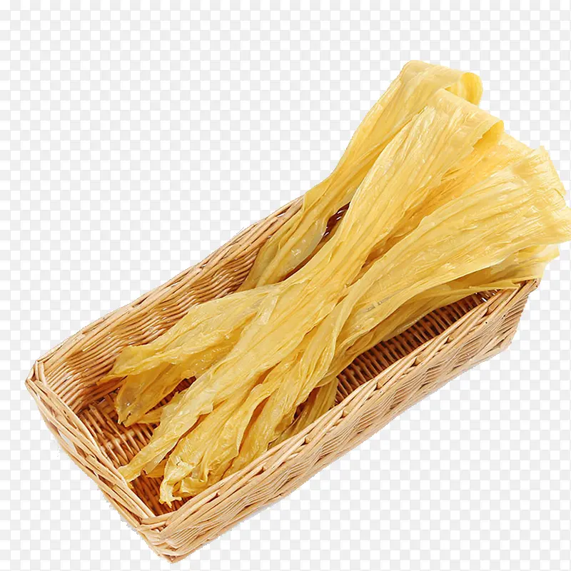 篮子装着的腐竹