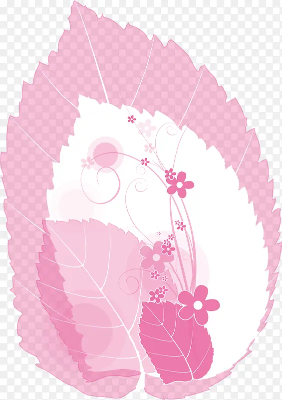 潮流花树叶