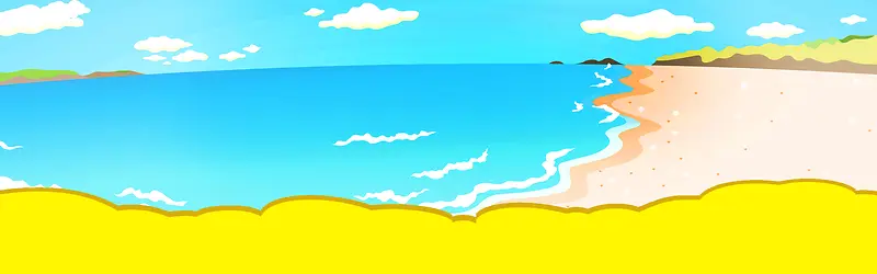 手绘淘宝海报背景