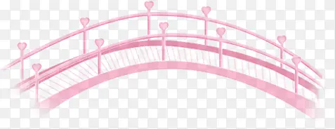 粉色心桃唯美鹊桥