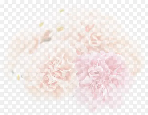 粉色唯美花朵节日装饰