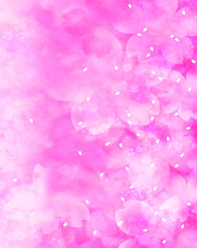 粉色唯美花朵装饰背景