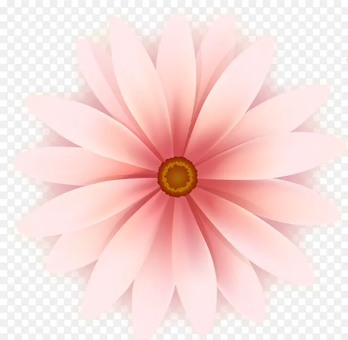 粉色唯美卡通可爱花朵
