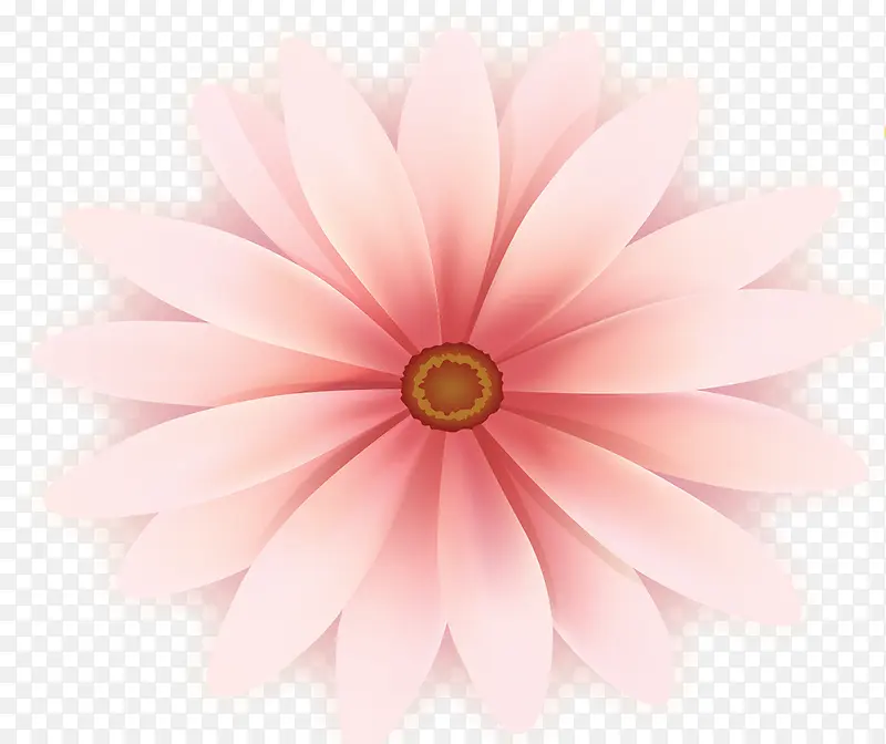 粉色卡通唯美可爱花朵装饰