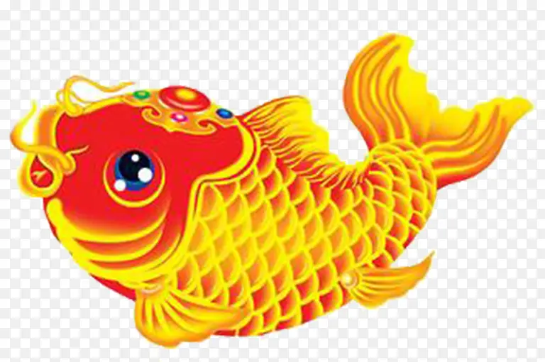 卡通鲤鱼