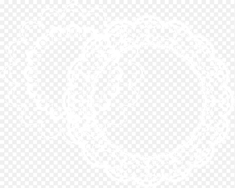 白色花纹PNG矢量元素