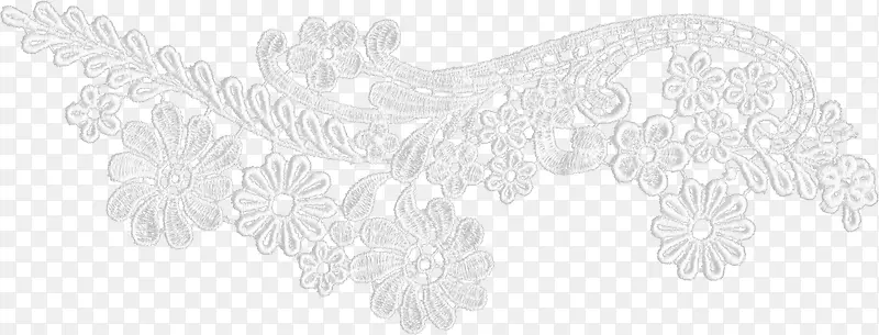 白色漂亮装饰花纹