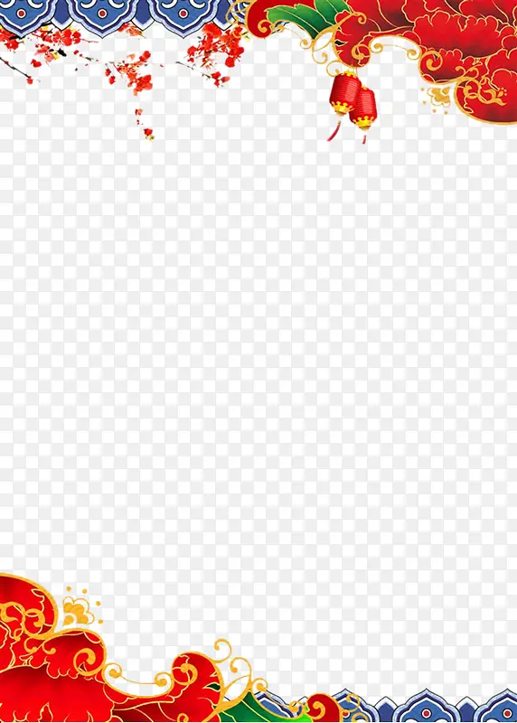 春节边框